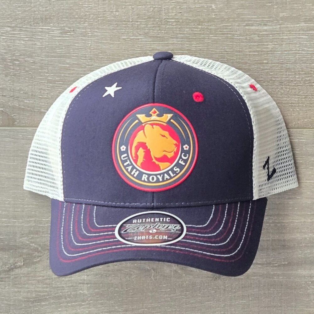 Utah Royals FC Soccer BNWT Zephyr Spirited Trucker Hat OSFM Adjustable